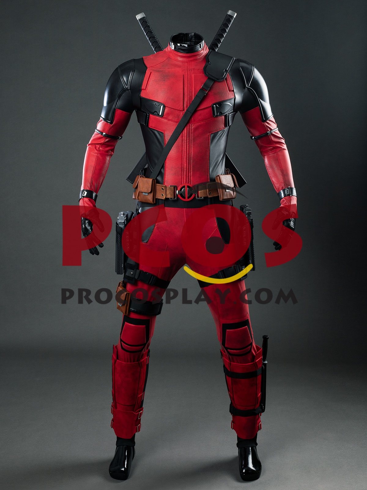 Deadpool 1 Wade Wilson Cosplay Costume Distressed Version C09929S