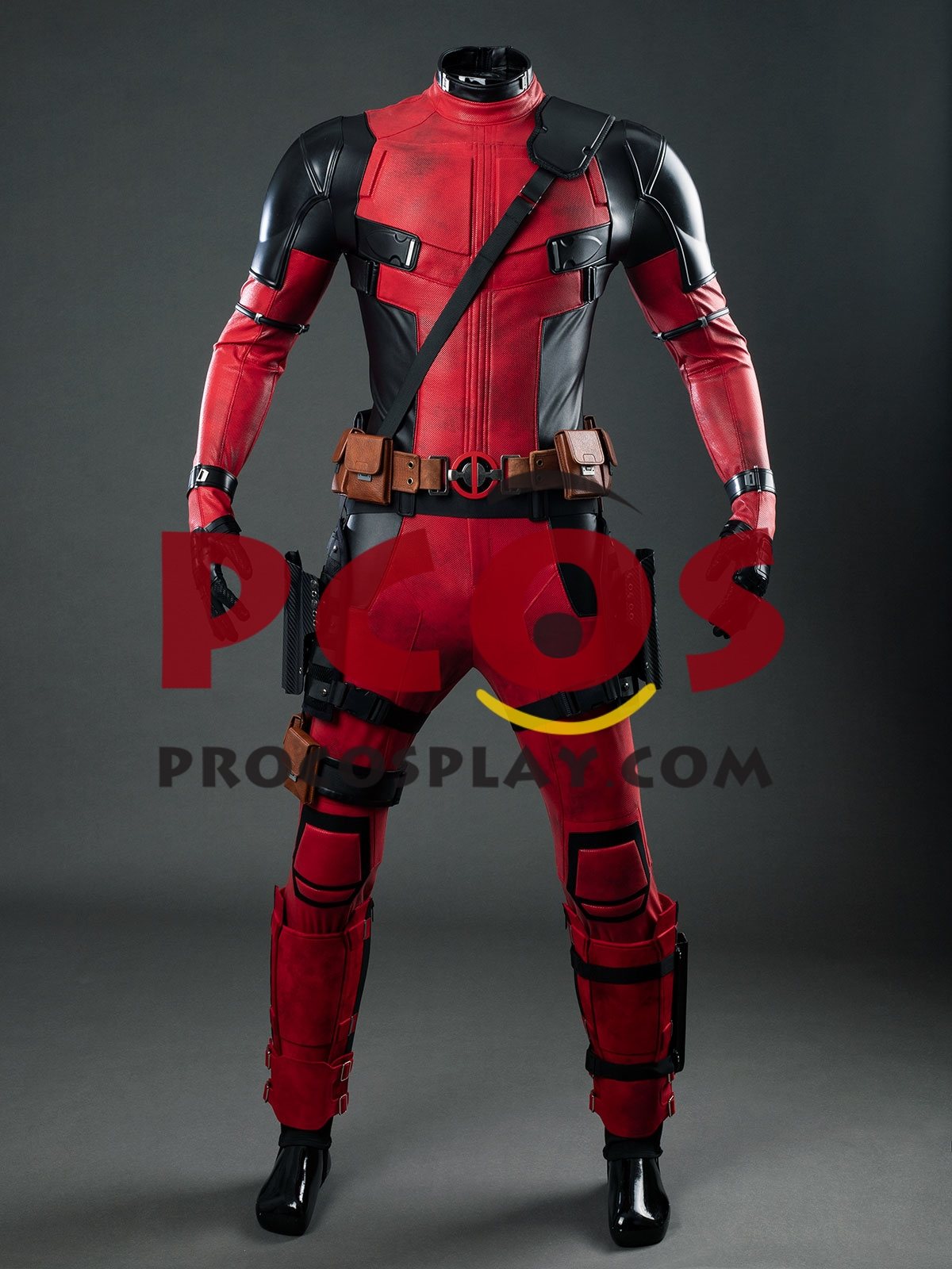Deadpool 1 Wade Wilson Cosplay Costume Distressed Version C09929S