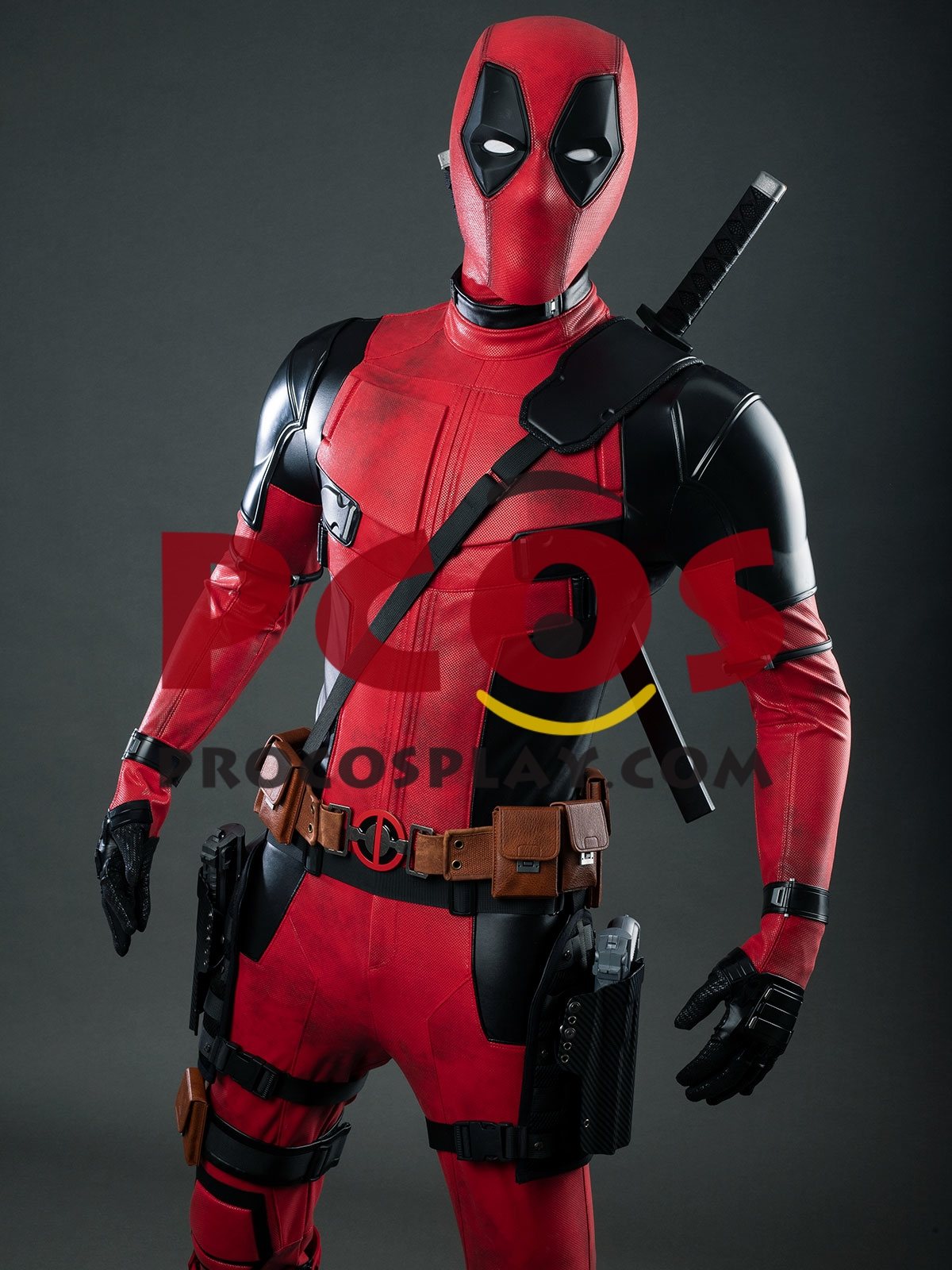 Deadpool 1 Wade Wilson Cosplay Costume Distressed Version C09929S