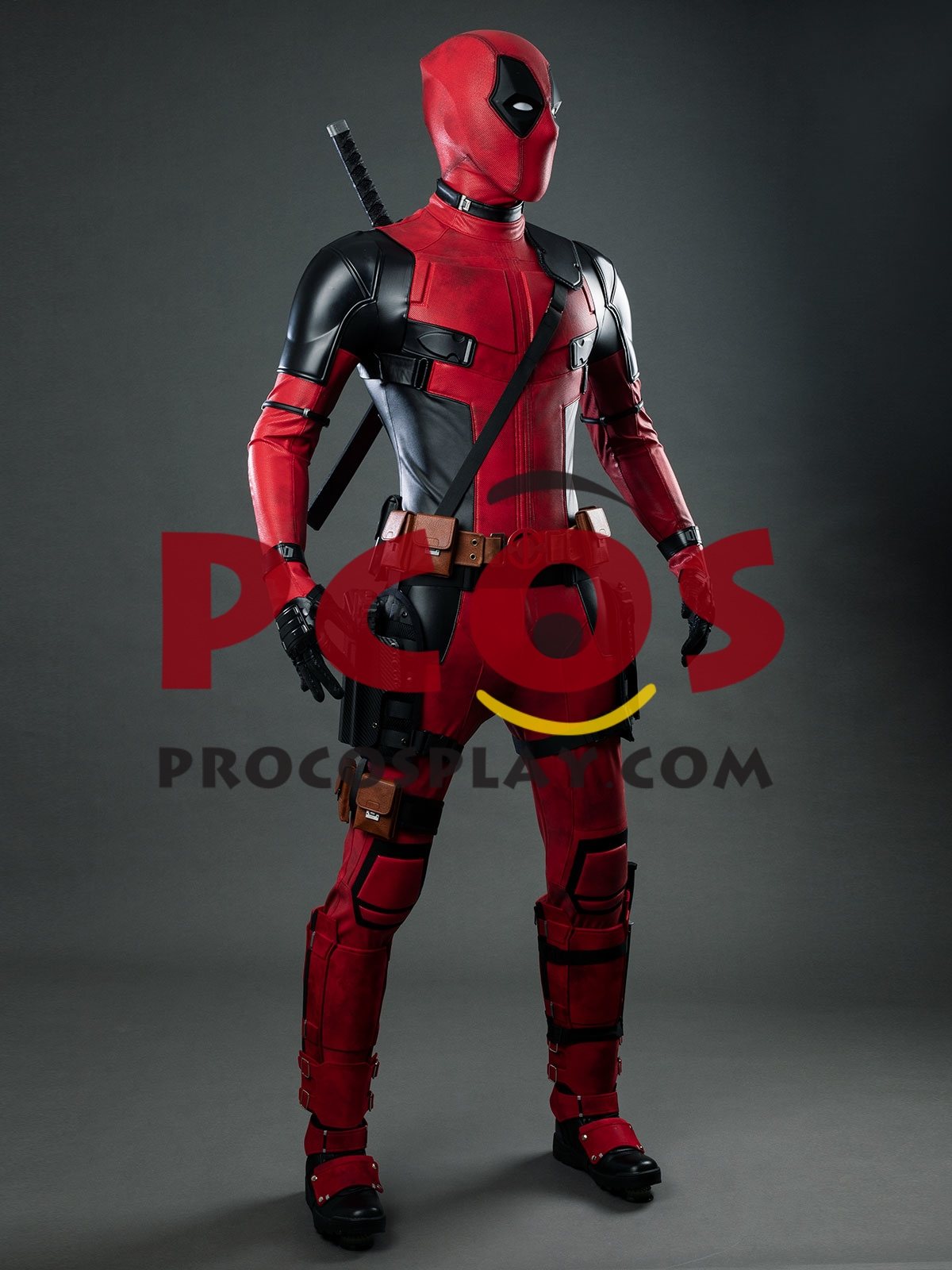 Ready to Ship Deadpool 1 Wade Wilson Cosplay Costume Distressed Version C09929S