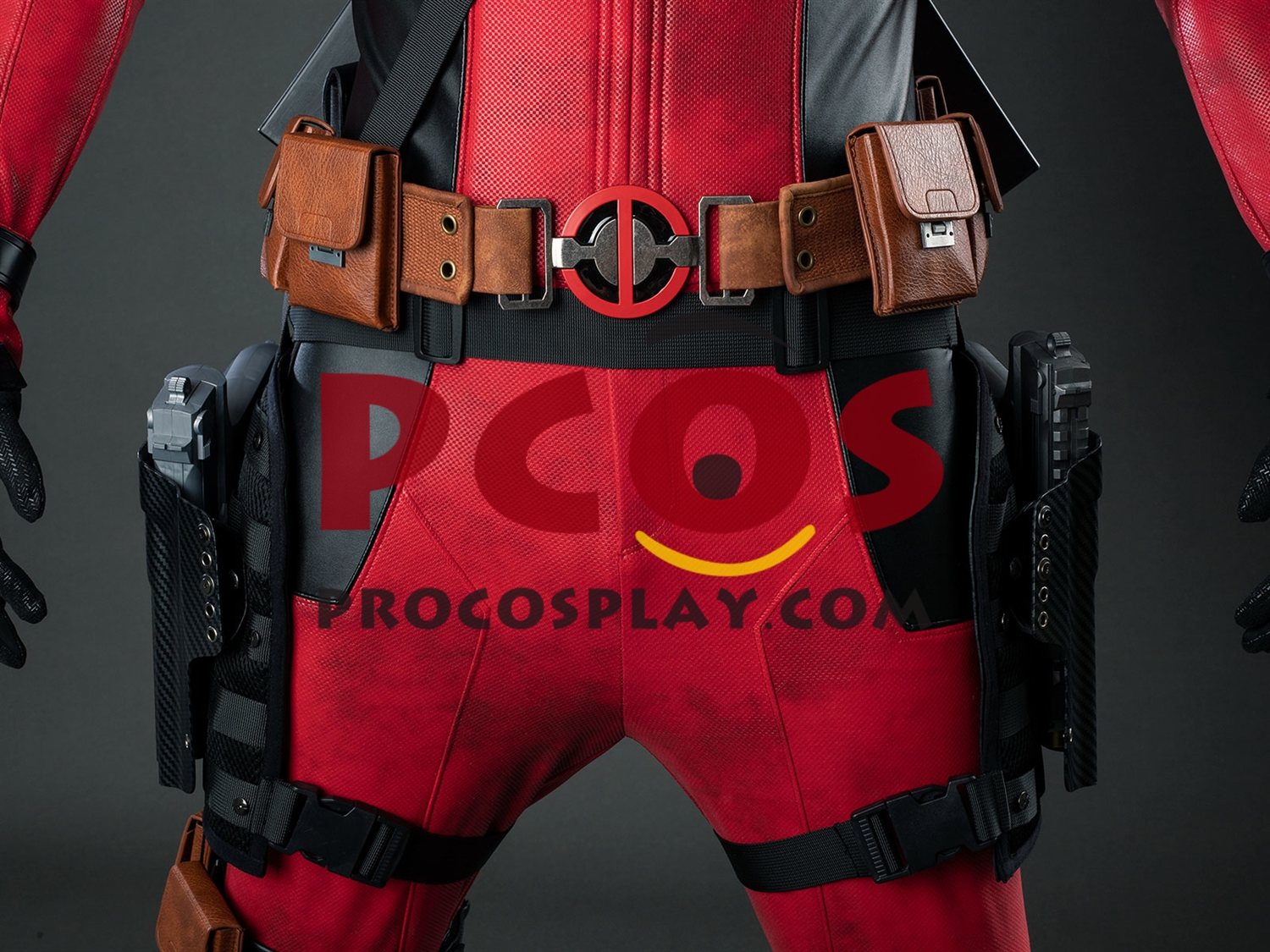 Ready to Ship Deadpool 1 Wade Wilson Cosplay Costume Distressed Version C09929S