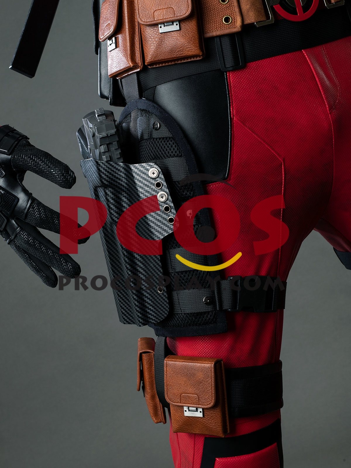 Ready to Ship Deadpool 1 Wade Wilson Cosplay Costume Distressed Version C09929S