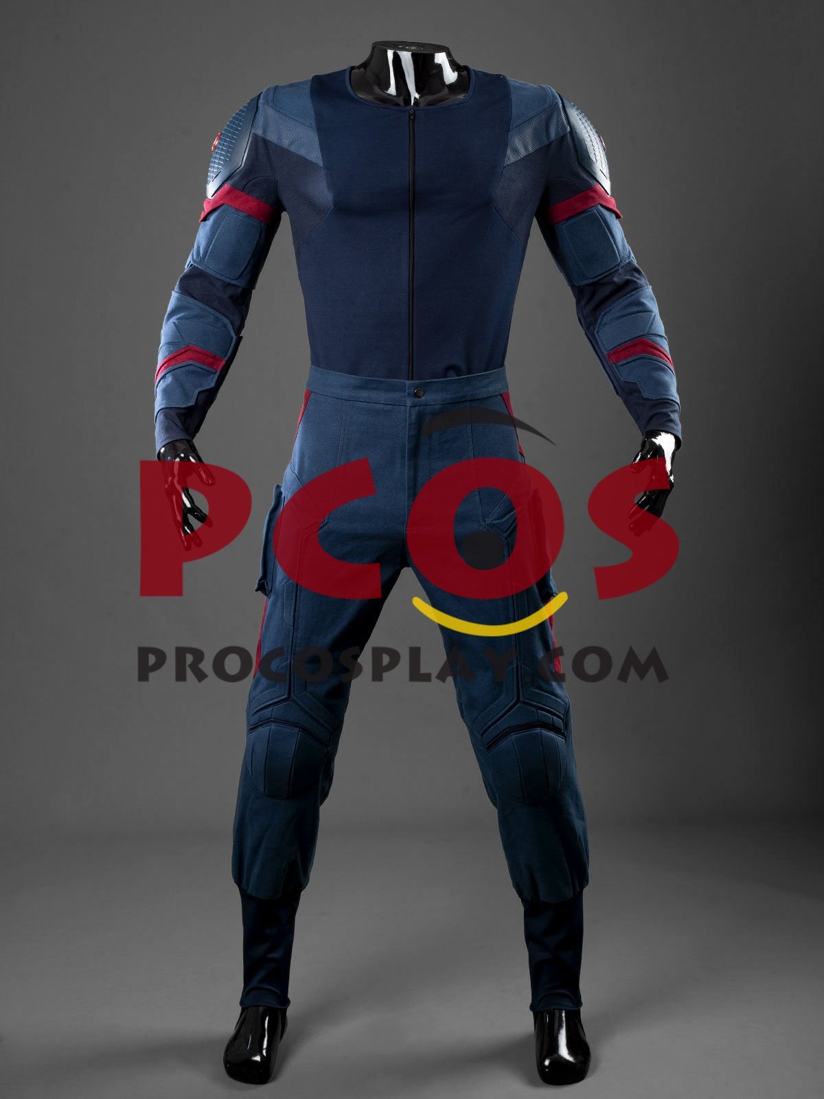 Ready to Ship Endgame Captain America Steve Rogers Cosplay Costume Retro Version C09815S