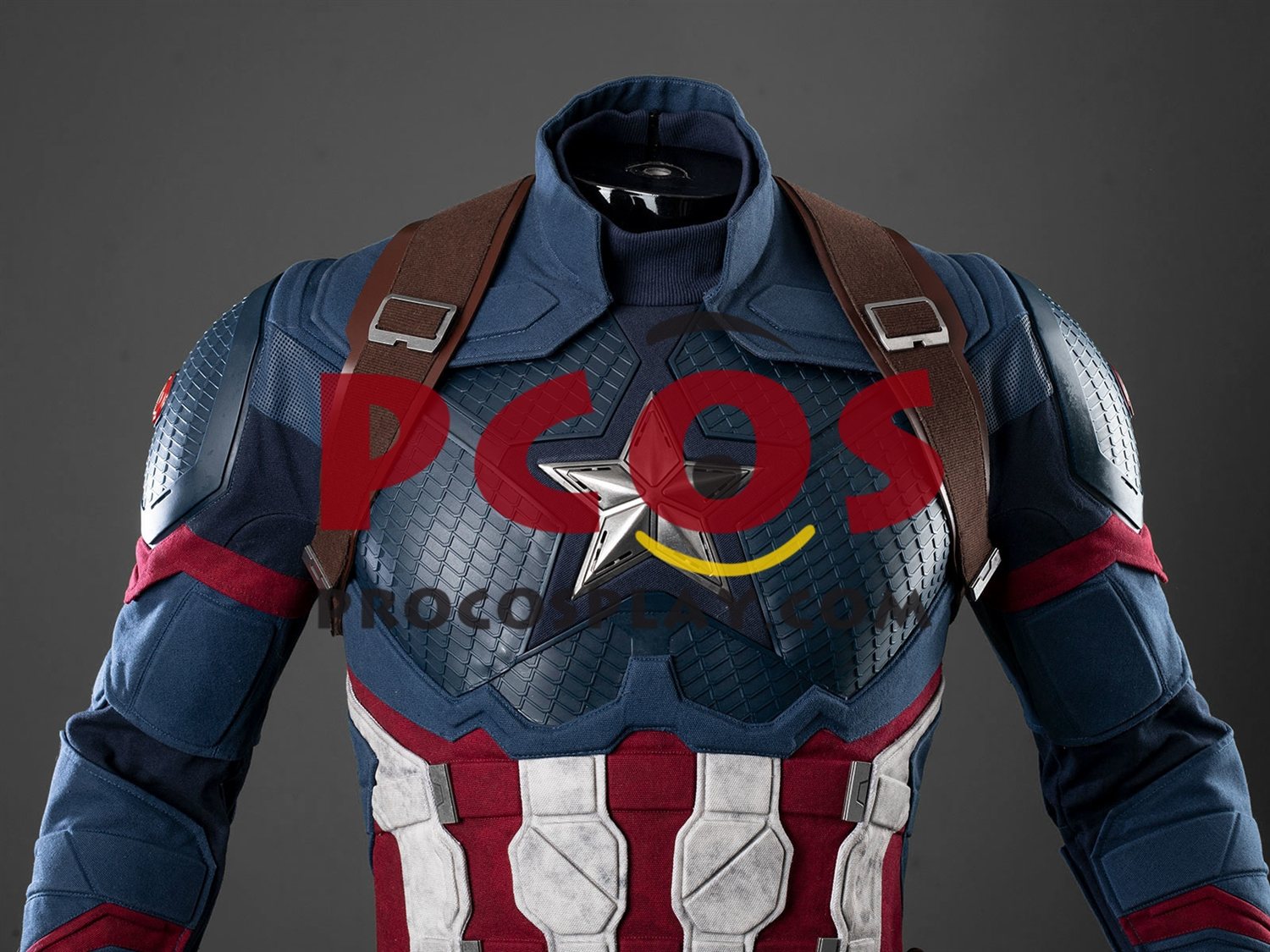 Ready to Ship Endgame Captain America Steve Rogers Cosplay Costume Retro Version C09815S
