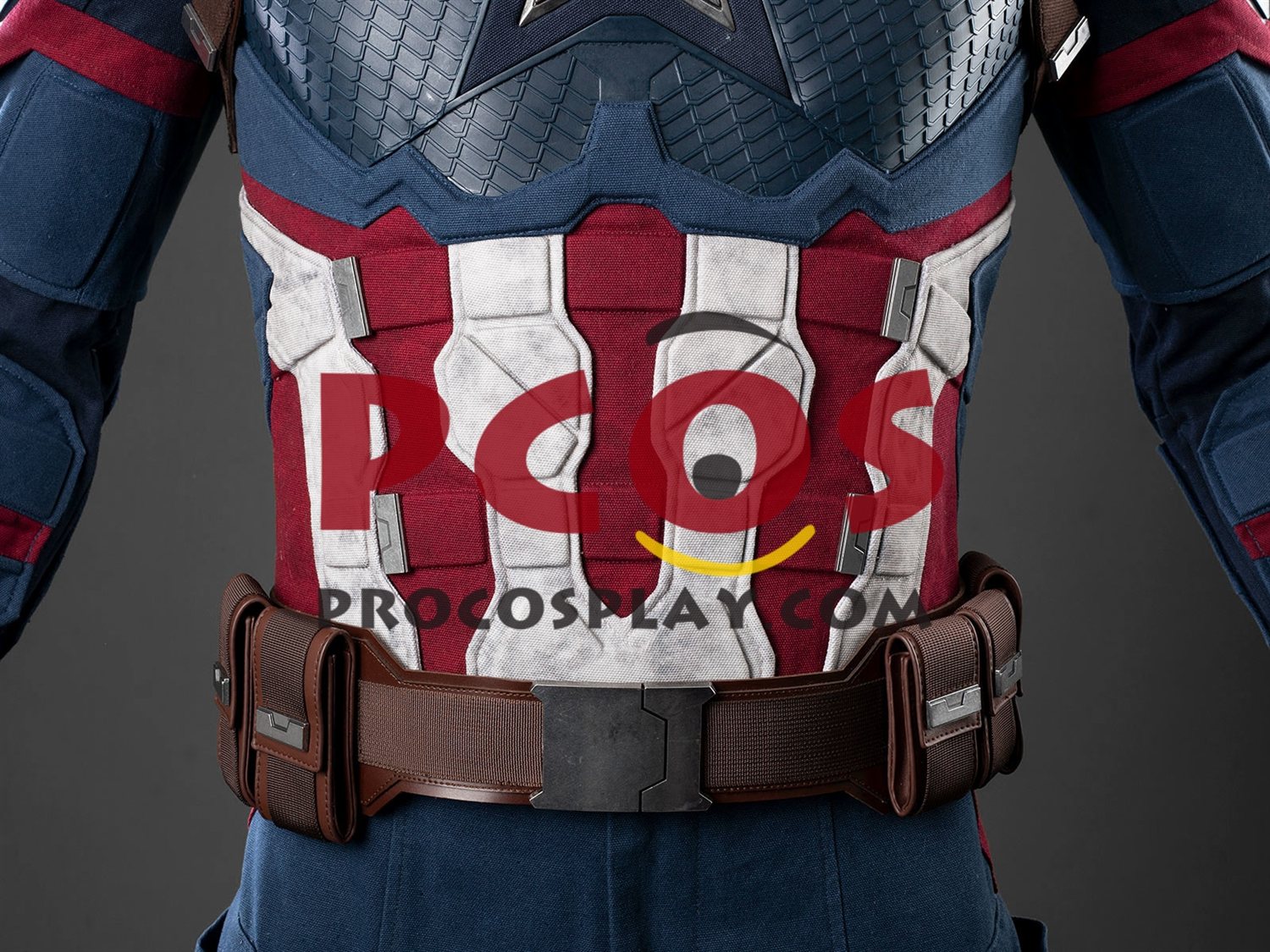 Ready to Ship Endgame Captain America Steve Rogers Cosplay Costume Retro Version C09815S