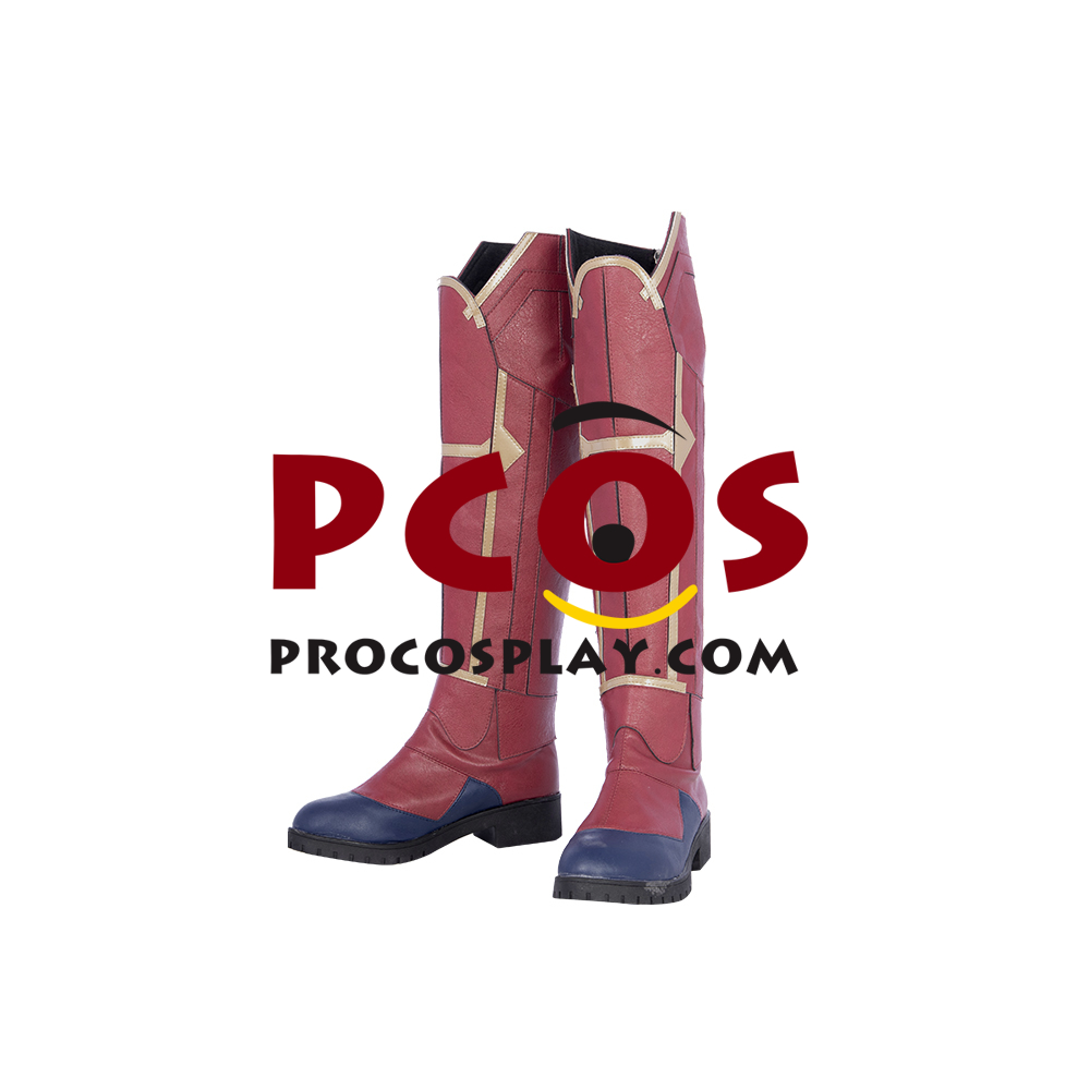 (image for) New Carol Danvers Cosplay Shoes C01135 Dark Blue Version