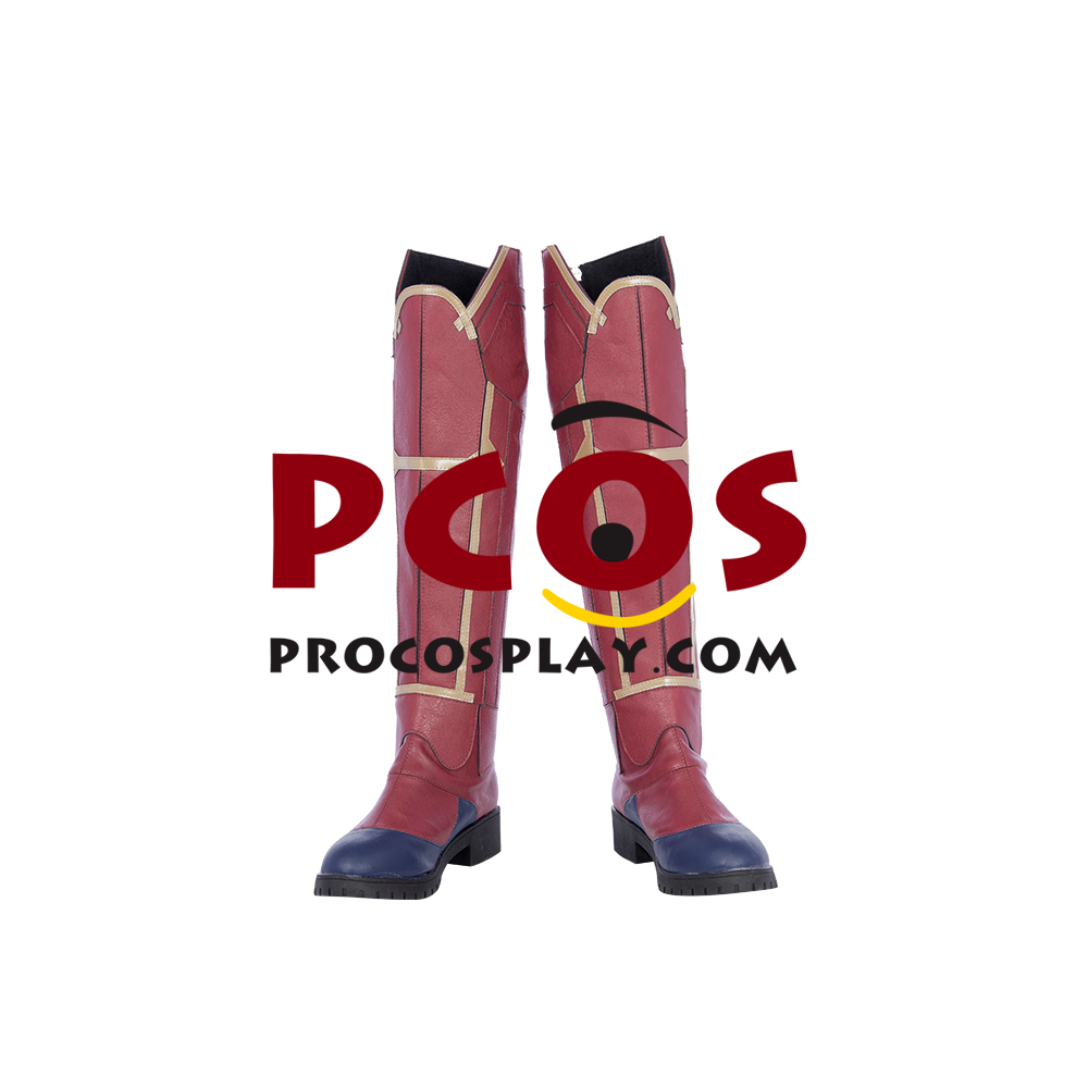 New Carol Danvers Cosplay Shoes C01135 Dark Blue Version