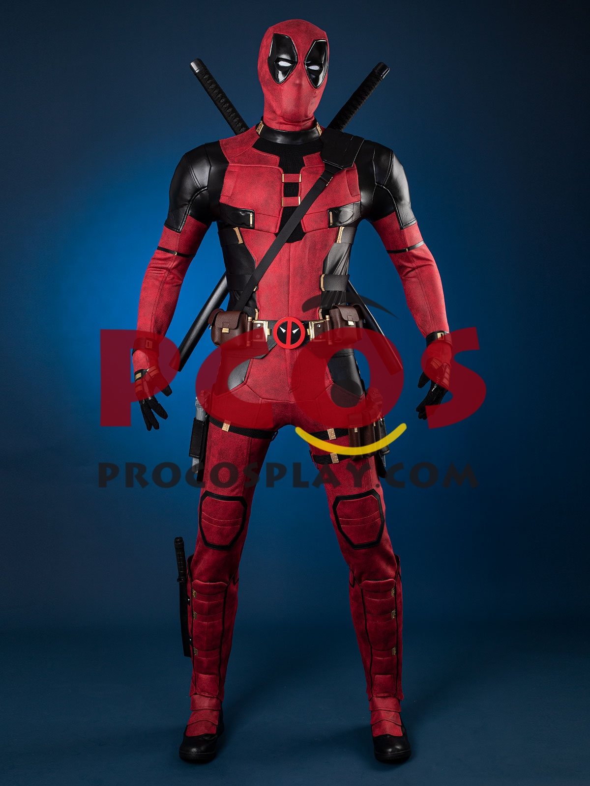 (image for) Ready to Ship Deadpool 3 Wade Wilson Deadpool Cosplay Costume Without Helmet C08327 Premium Version