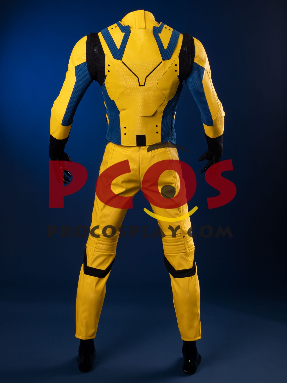 Ready to Ship Light Blue Deadpool 3 Deadpool & Wolverine Logan James Howlett Wolverine Cosplay Costume Without Mask C08343_B Defect Promotion