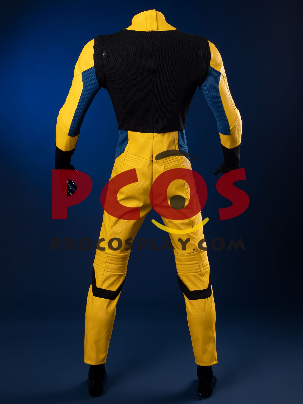 Ready to Ship Light Blue Deadpool 3 Deadpool & Wolverine Logan James Howlett Wolverine Cosplay Costume Without Mask C08343_B Defect Promotion