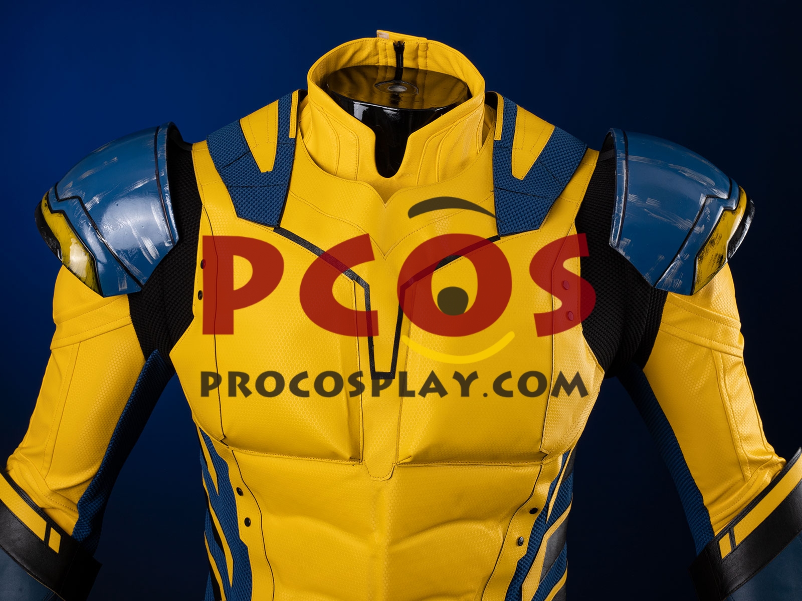 Ready to Ship Light Blue Deadpool 3 Deadpool & Wolverine Logan James Howlett Wolverine Cosplay Costume Without Mask C08343_B Defect Promotion