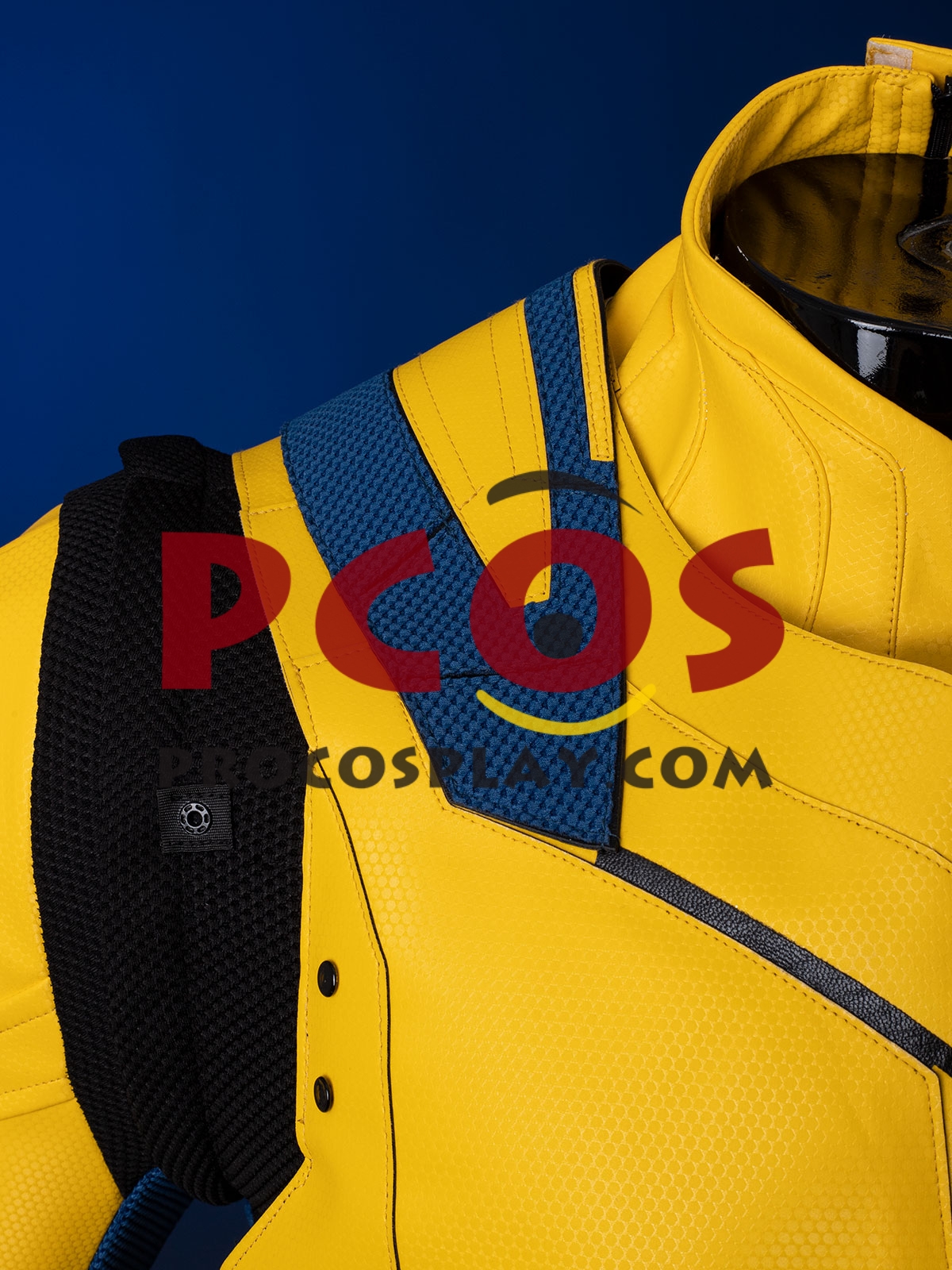 Ready to Ship Light Blue Deadpool 3 Deadpool & Wolverine Logan James Howlett Wolverine Cosplay Costume Without Mask C08343_B Defect Promotion