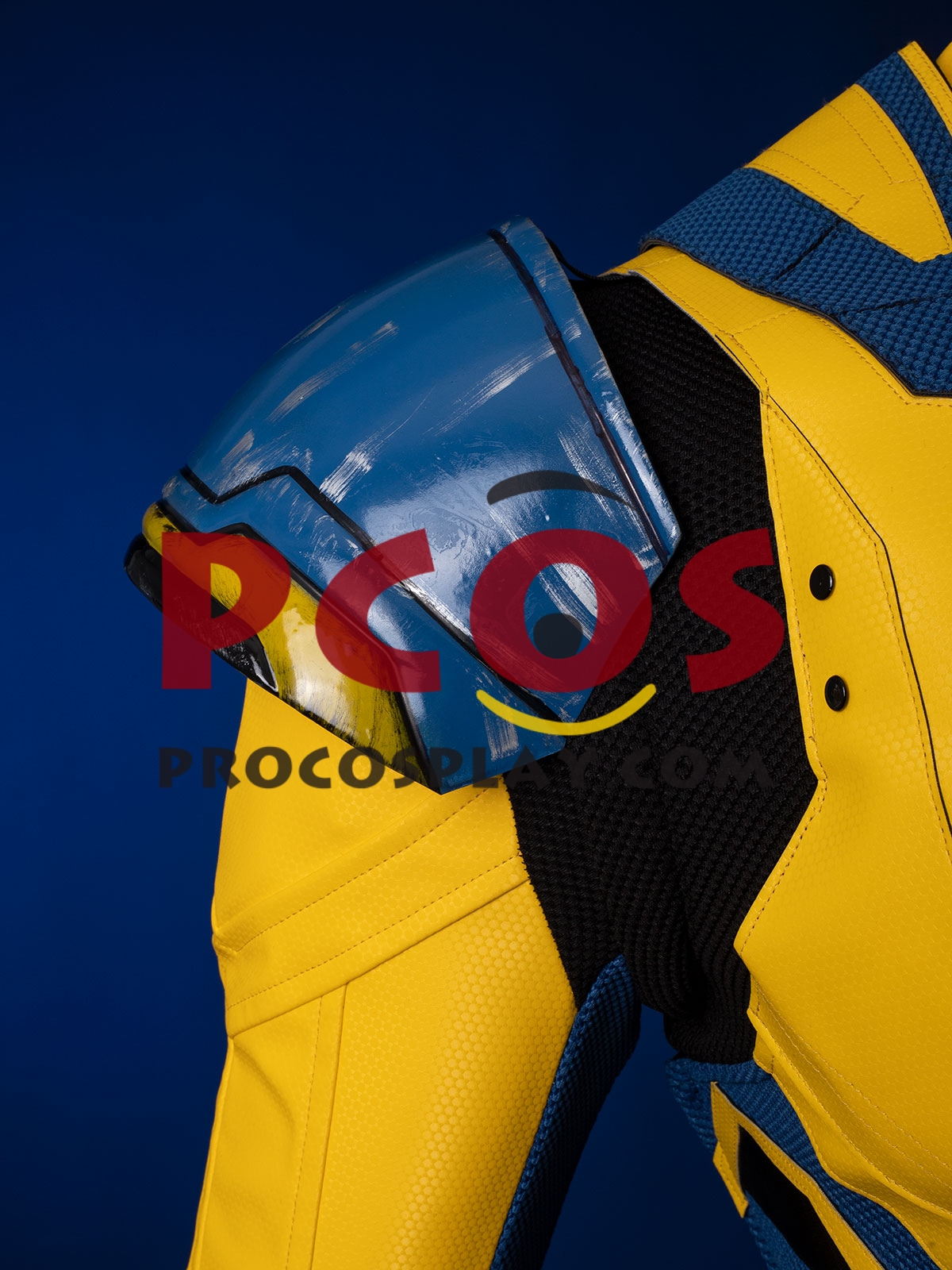 Ready to Ship Light Blue Deadpool 3 Deadpool & Wolverine Logan James Howlett Wolverine Cosplay Costume Without Mask C08343_B Defect Promotion