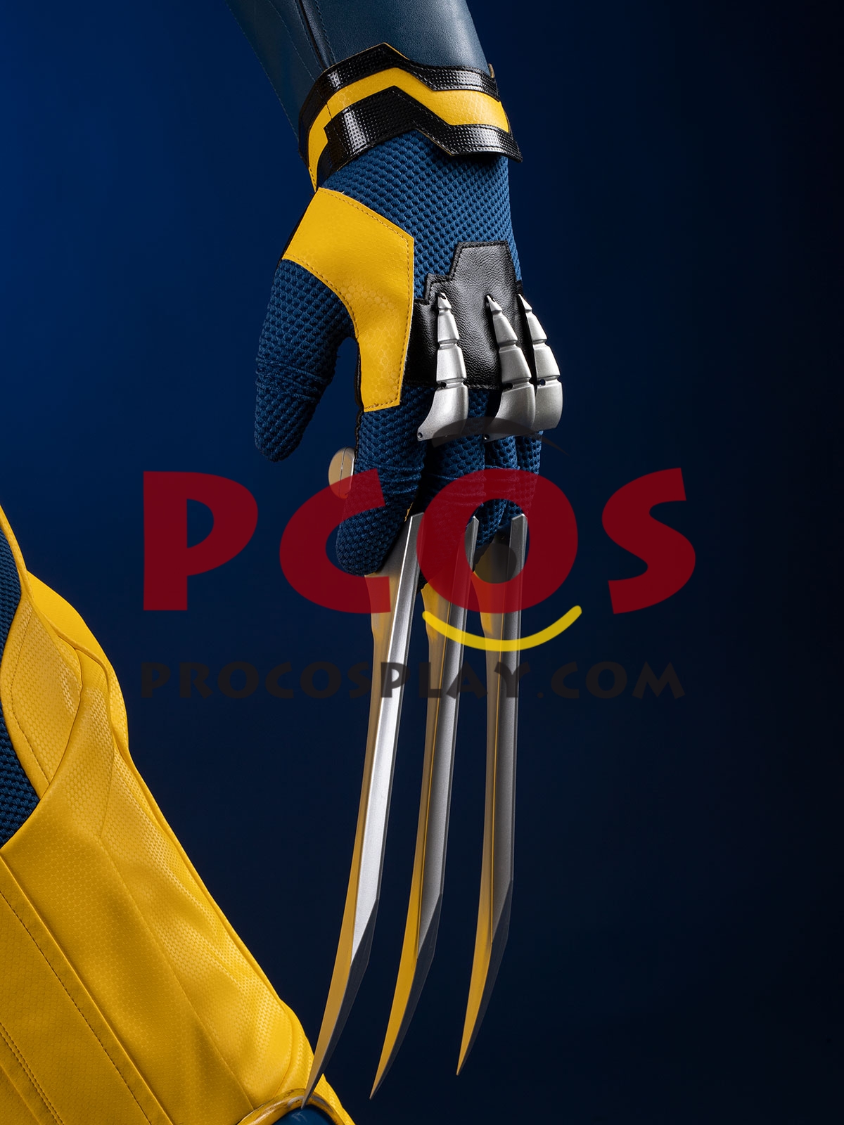 Ready to Ship Light Blue Deadpool 3 Deadpool & Wolverine Logan James Howlett Wolverine Cosplay Costume Without Mask C08343_B Defect Promotion