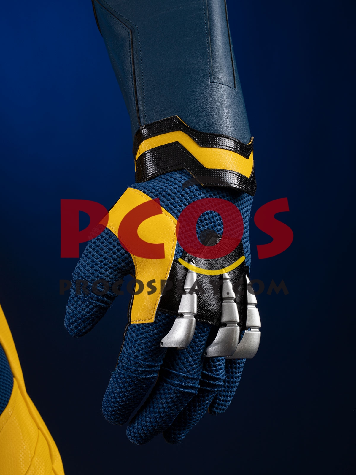 Ready to Ship Light Blue Deadpool 3 Deadpool & Wolverine Logan James Howlett Wolverine Cosplay Costume Without Mask C08343_B Defect Promotion