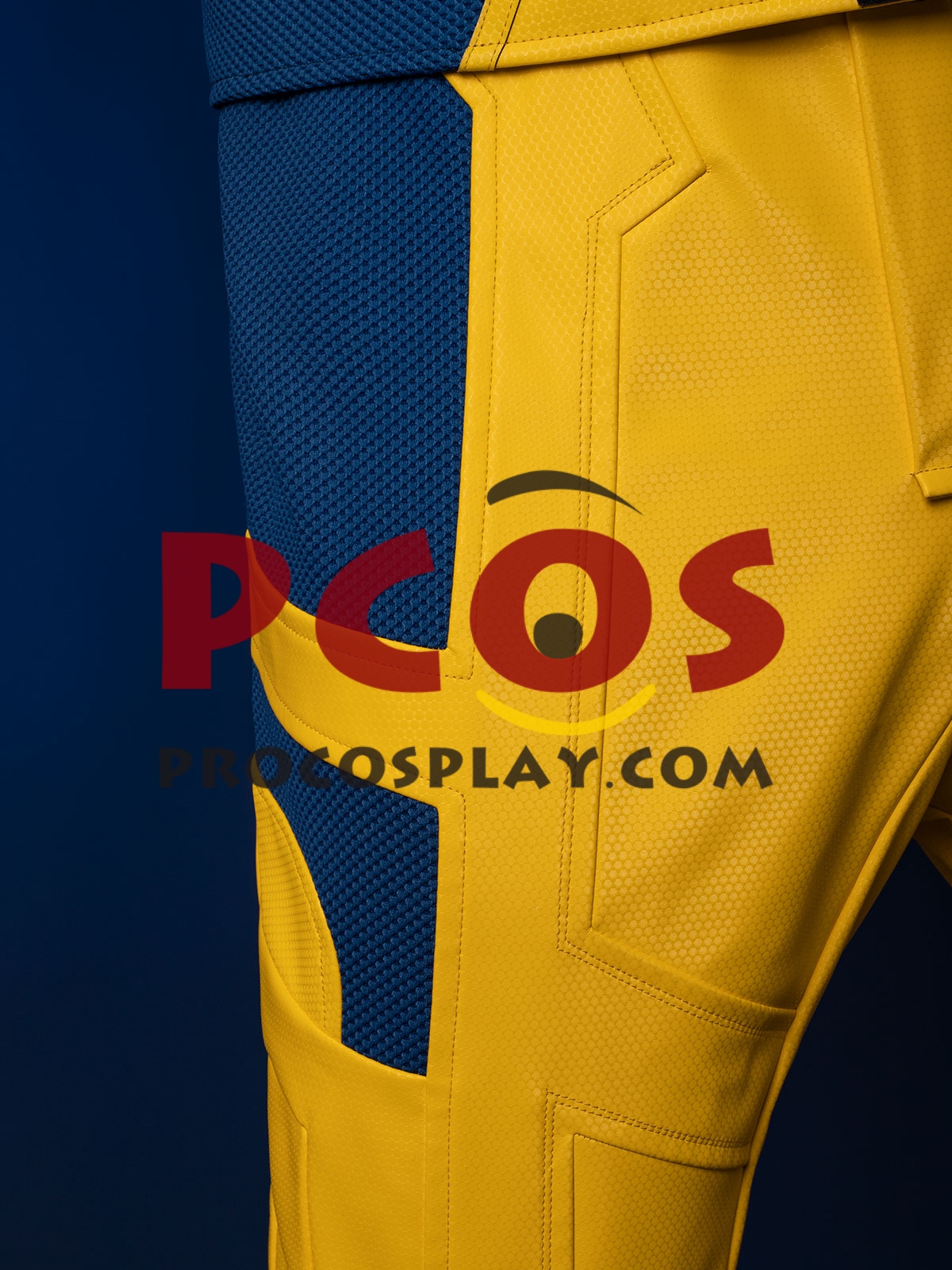 Ready to Ship Light Blue Deadpool 3 Deadpool & Wolverine Logan James Howlett Wolverine Cosplay Costume Without Mask C08343_B Defect Promotion