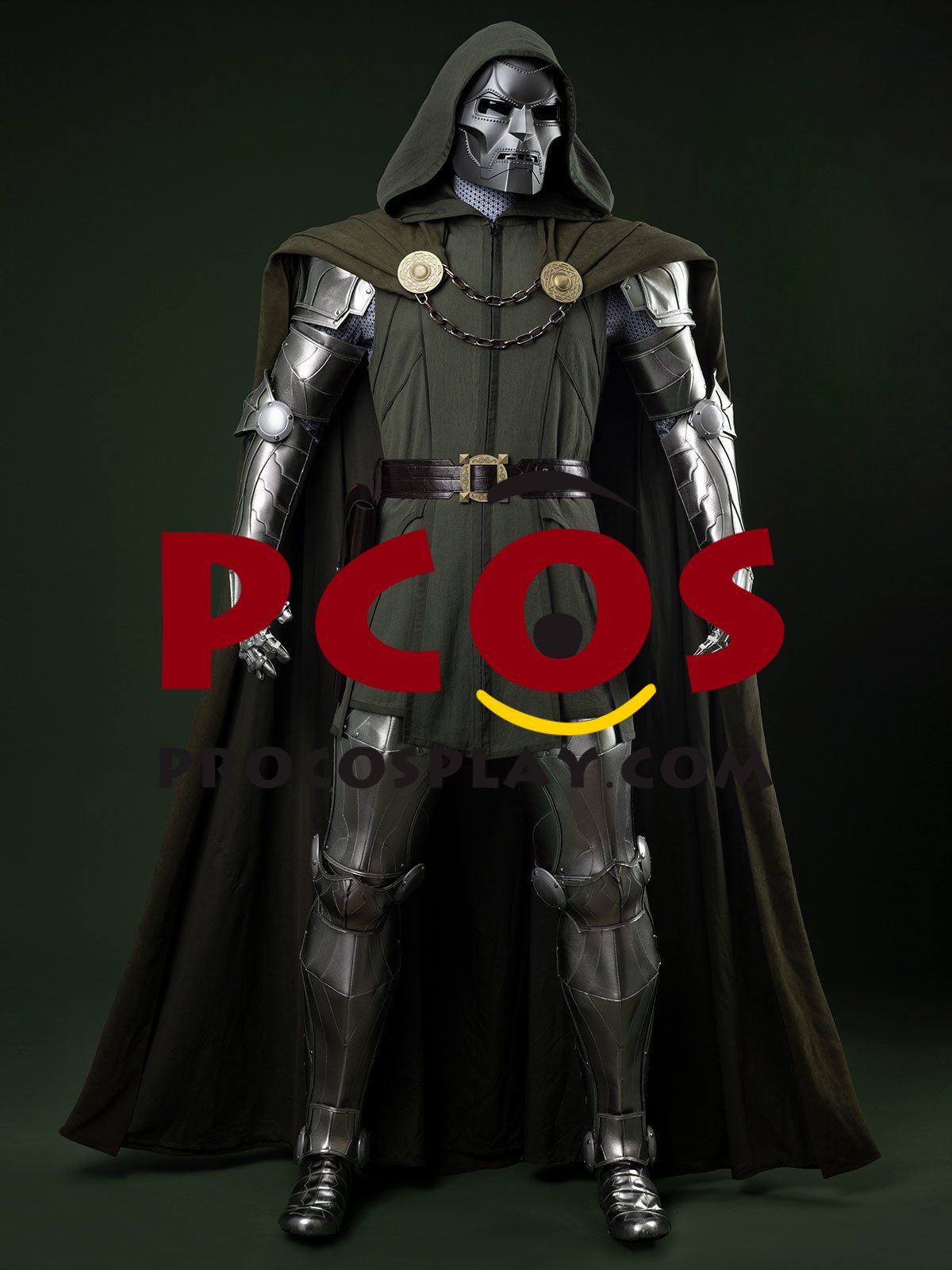 (image for) Doctor Doom Victor von Doom Cosplay Costume Upgraded Version C09531