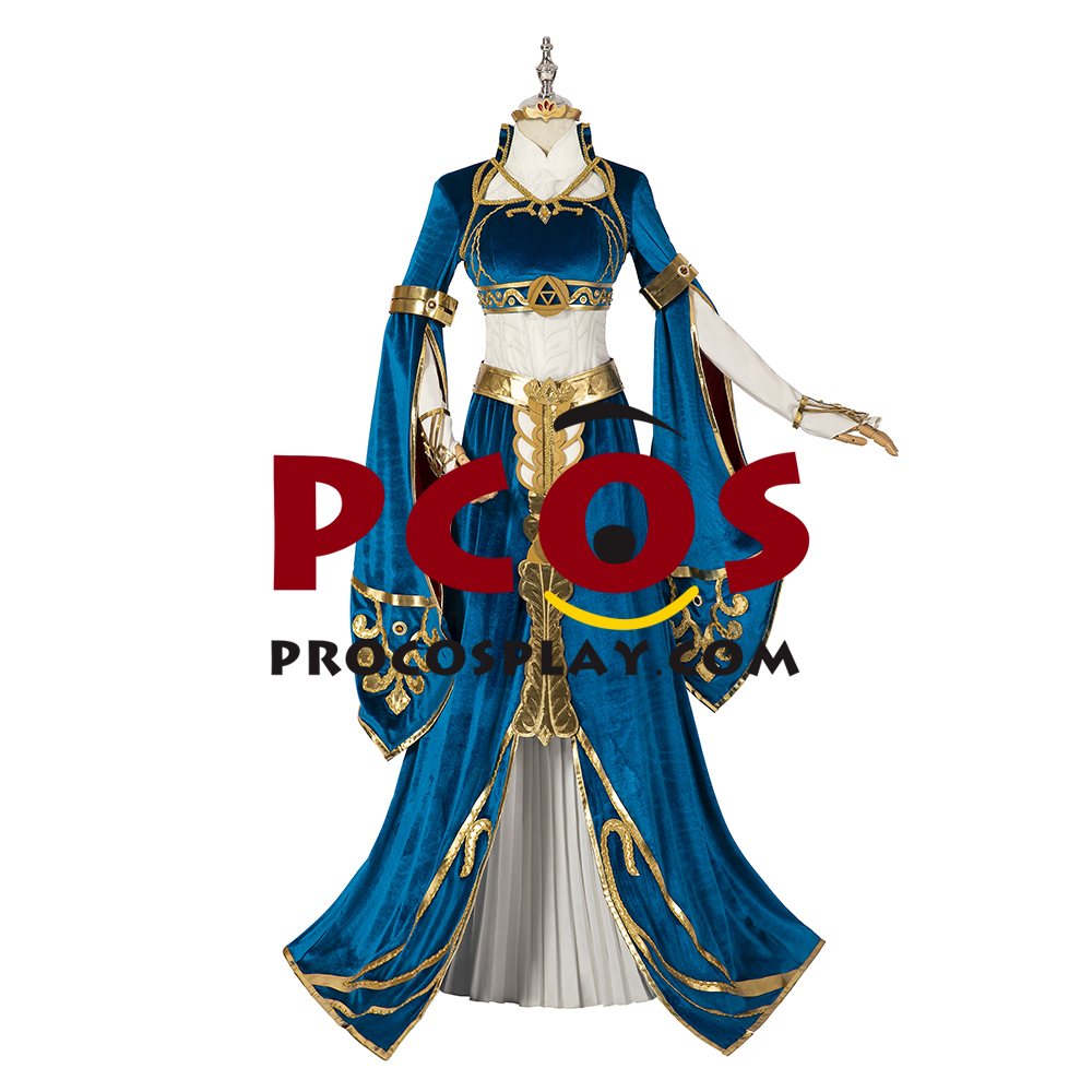 The Legend of Zelda: Breath of the Wild Princess Zelda Cosplay Costume C09024 (image for) The Legend of Zelda: Breath of the Wild Princess Zelda Cosplay Costume C09024