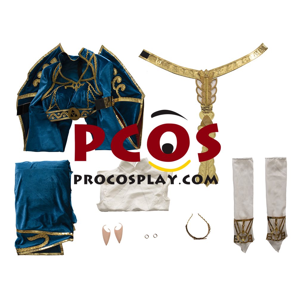 The Legend of Zelda: Breath of the Wild Princess Zelda Cosplay Costume C09024
