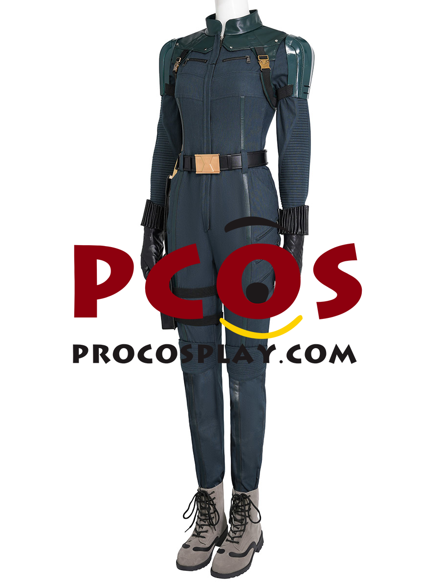Thunderbolts Black Widow Yelena Belova Cosplay Costume Olive Green Version C09333