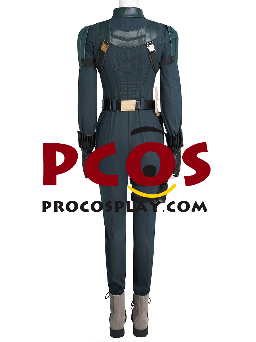 Thunderbolts Black Widow Yelena Belova Cosplay Costume Olive Green Version C09333