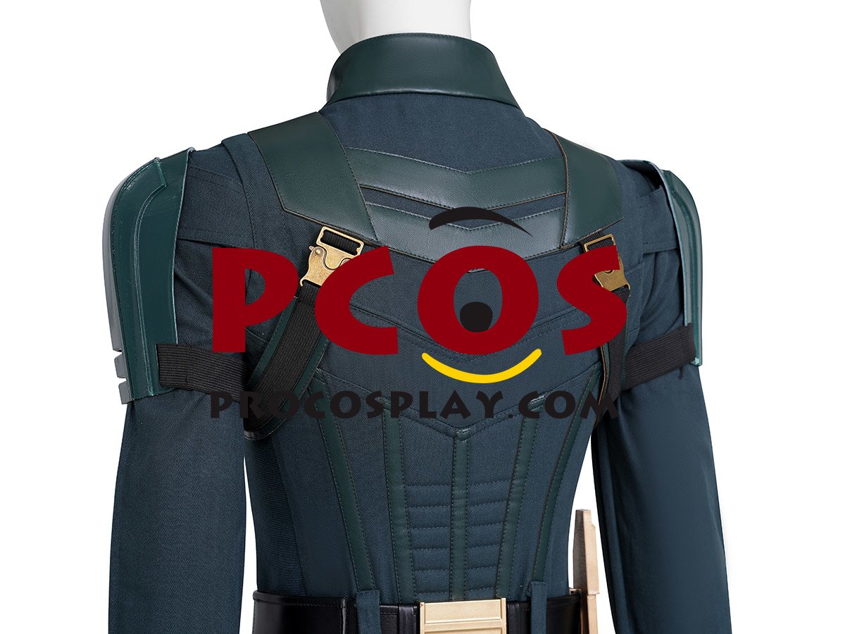 Thunderbolts Black Widow Yelena Belova Cosplay Costume Olive Green Version C09333