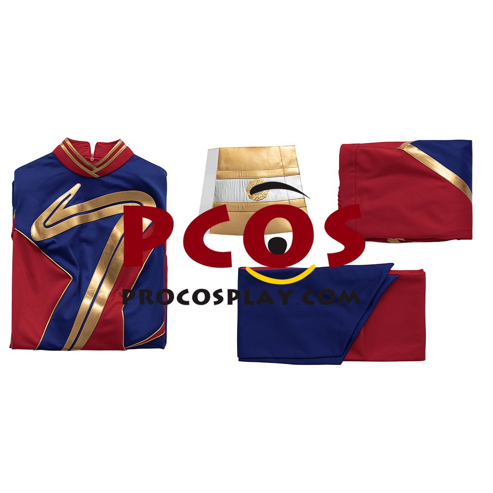 New TV Show Kamala Khan Cosplay Costume C08656