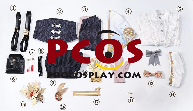 Game Identity V Painter Golden Ratio Cosplay Costume C08925