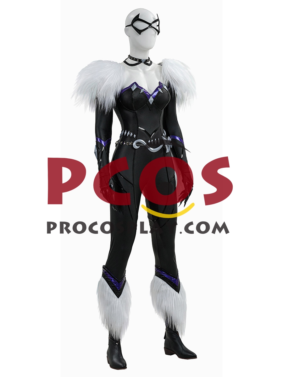 Game Rivals Black Cat Felicia Hardy Cosplay Costume C10027