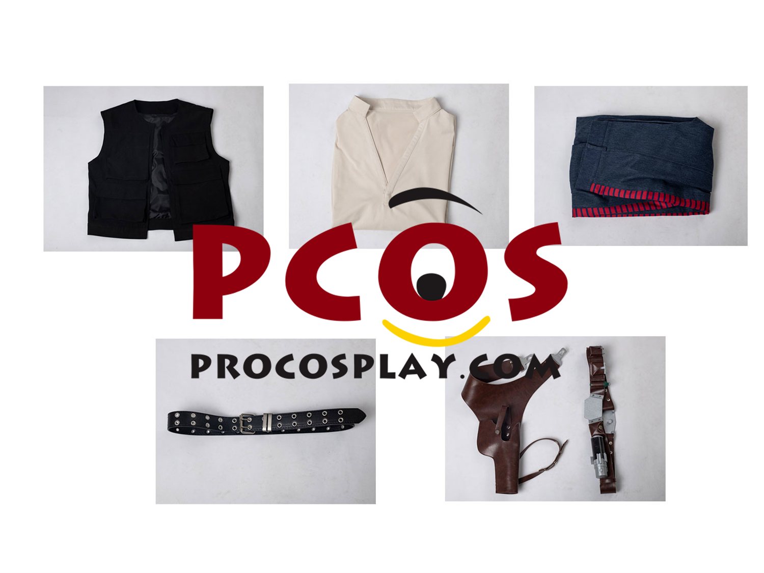 Ready to Ship A New Hope Han Solo Cosplay Costume FY0121