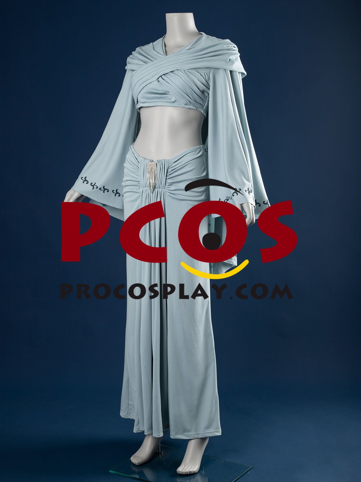 Ready to Ship Padmé Naberrie Amidala Padme Light Blue Cosplay Dress FY0189