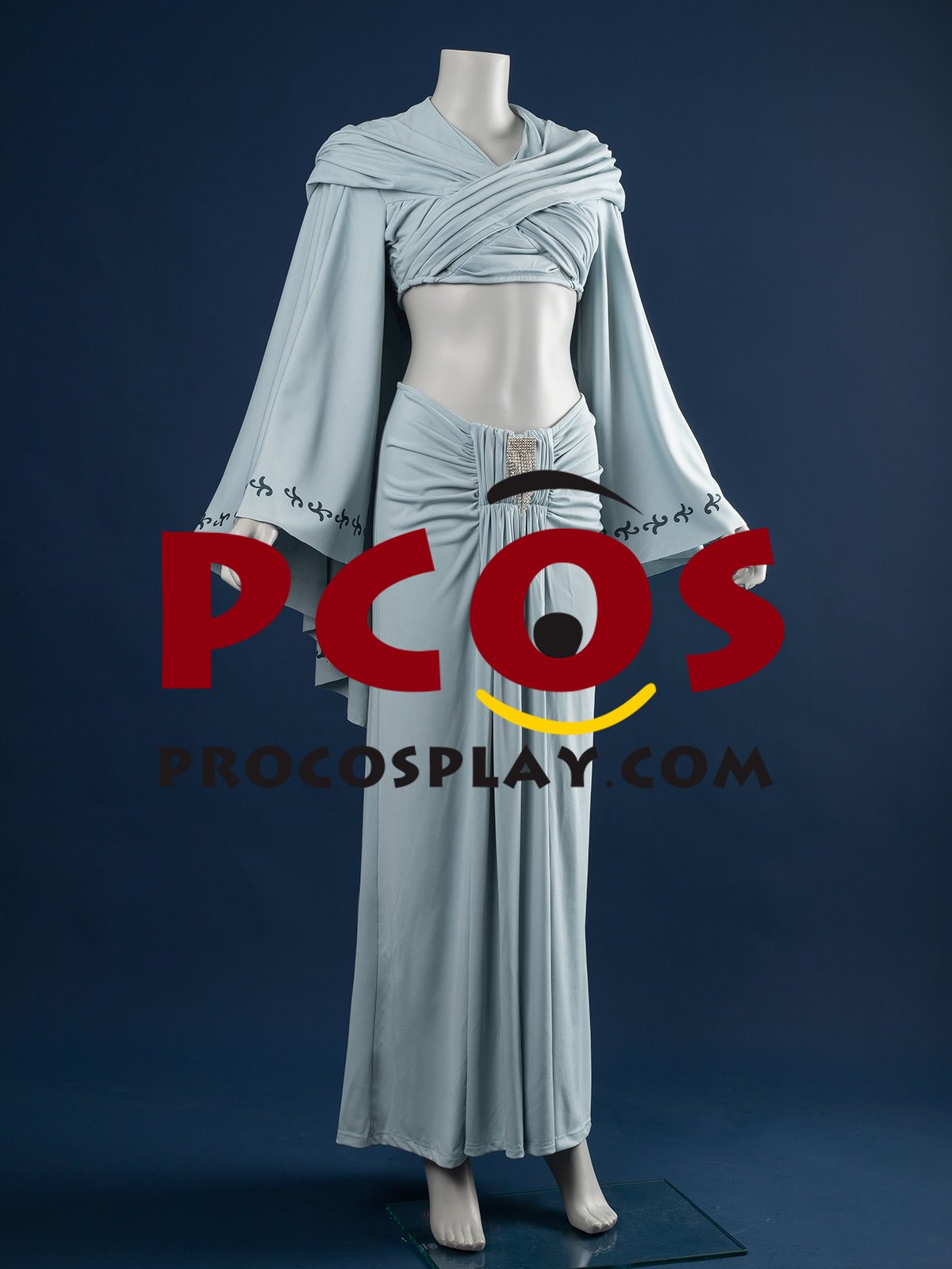 Ready to Ship Padmé Naberrie Amidala Padme Light Blue Cosplay Dress FY0189