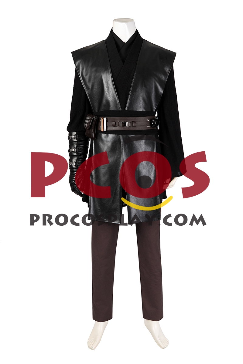 Ready to Ship Revenge of the Sith/ Attack of the Clones Anakin Skywalker Darth Vader Cosplay Costume Upgraded C00359S