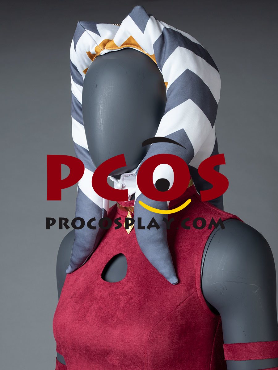 The Clone Wars Ahsoka Tano Cosplay Costume mp005926