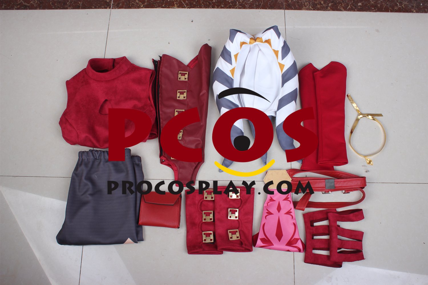 The Clone Wars Ahsoka Tano Cosplay Costume mp005926