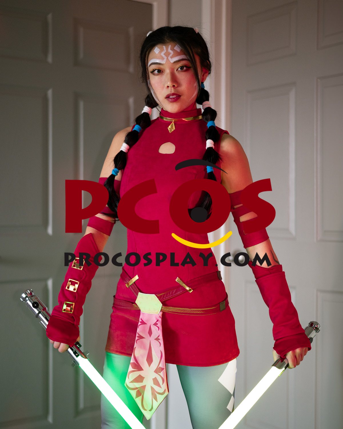 The Clone Wars Ahsoka Tano Cosplay Costume mp005926