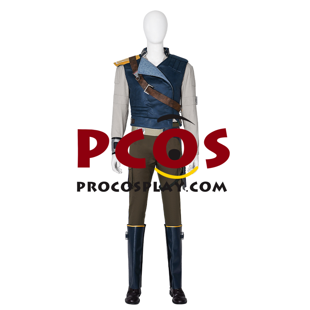 (image for) New Game Jedi Surviv0r Cal Kestis Cosplay Costume C07771 New Version