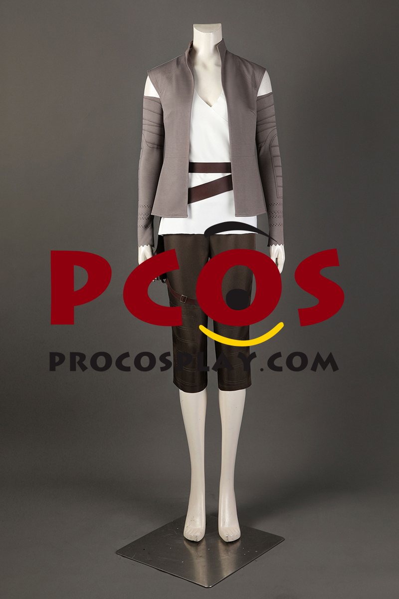 The Last Jedi Rey Cosplay Costume C08302E (image for) The Last Jedi Rey Cosplay Costume C08302E