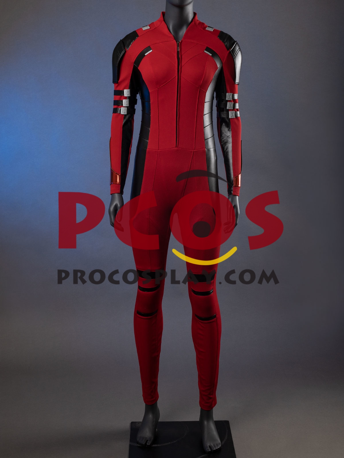 Ready to Ship Deadpool 3 Deadpool & Wolverine Lady Deadpool Wanda Wilson Cosplay Costume C09788 Knitted Version