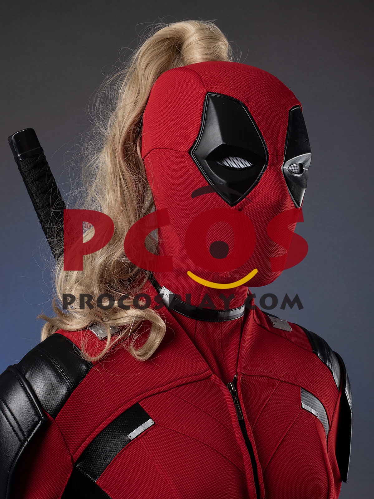 Ready to Ship Deadpool 3 Deadpool & Wolverine Lady Deadpool Wanda Wilson Cosplay Costume C09788 Knitted Version