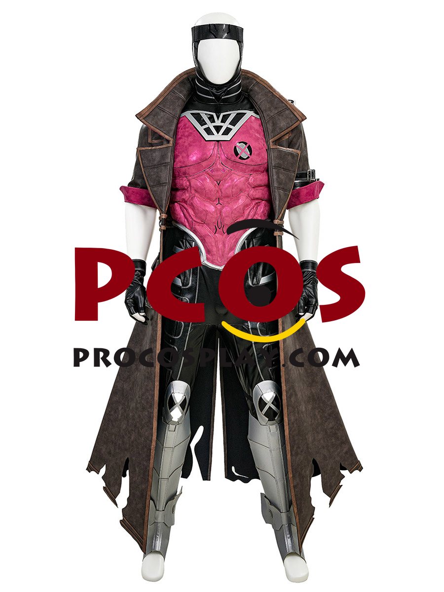 Game Rivals Gambit Remy Etienne LeBeau Cosplay Costume C09817 (image for) Game Rivals Gambit Remy Etienne LeBeau Cosplay Costume C09817