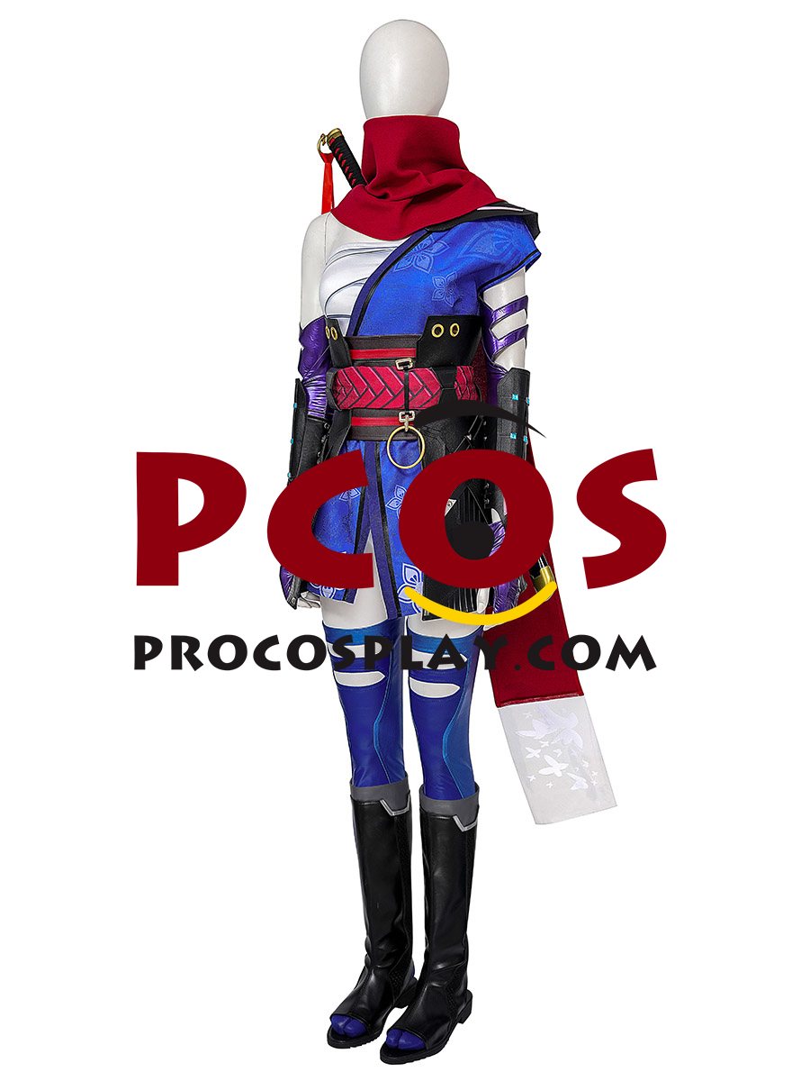 Game Rivals Psylocke The Telepathic Ninja Cosplay Costume C09334