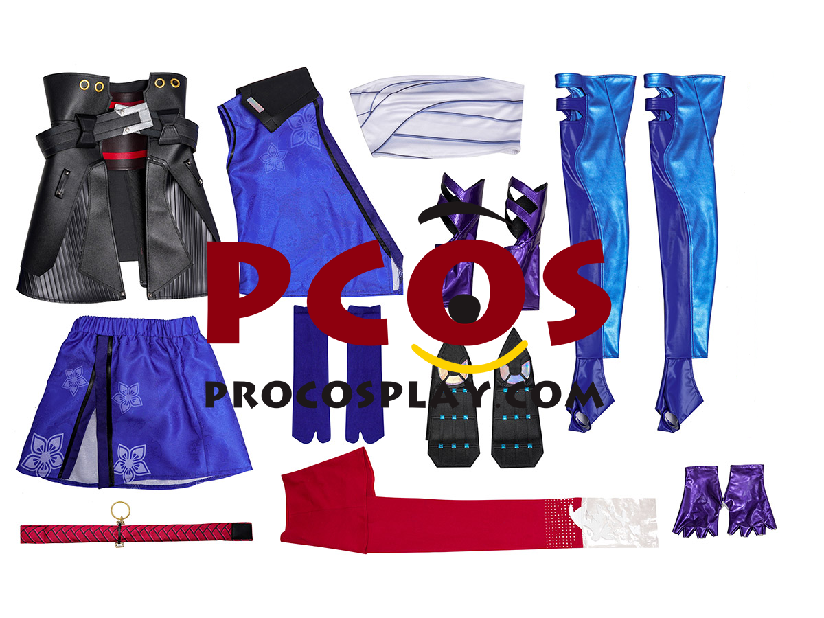 Game Rivals Psylocke The Telepathic Ninja Cosplay Costume C09334