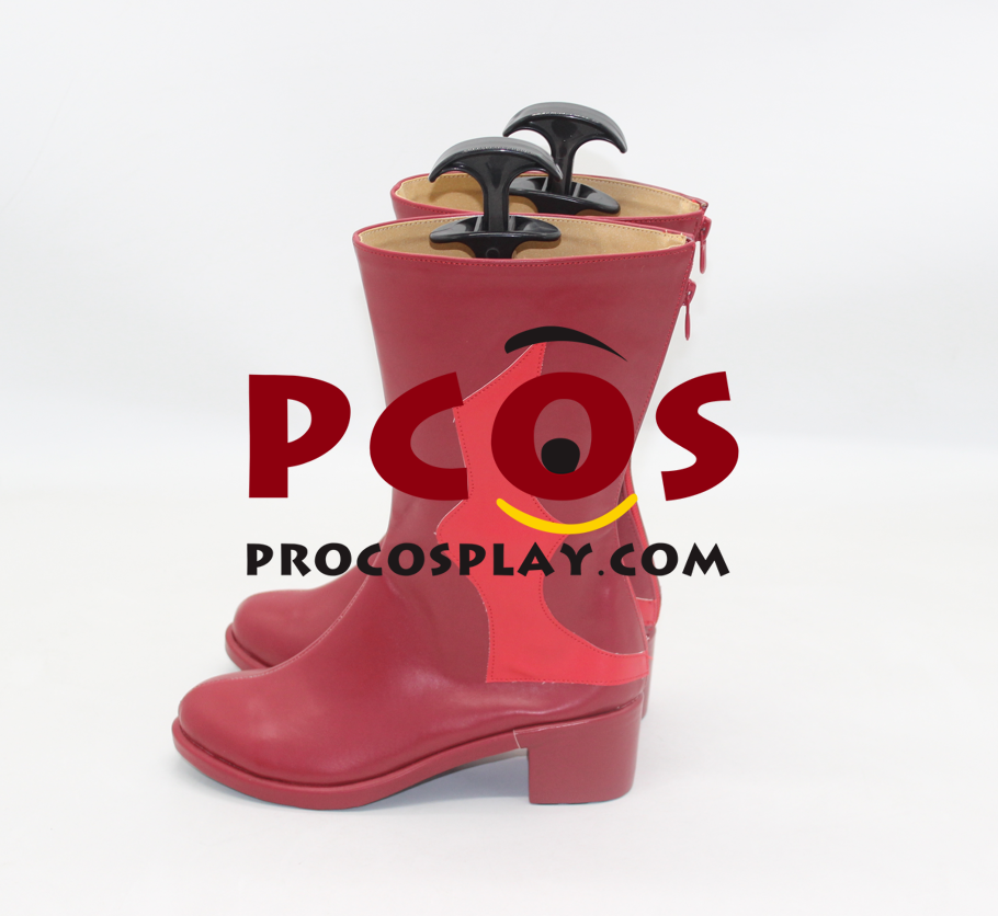 Game Rivals Psylocke Blood Kariudo Cosplay Shoes C09390