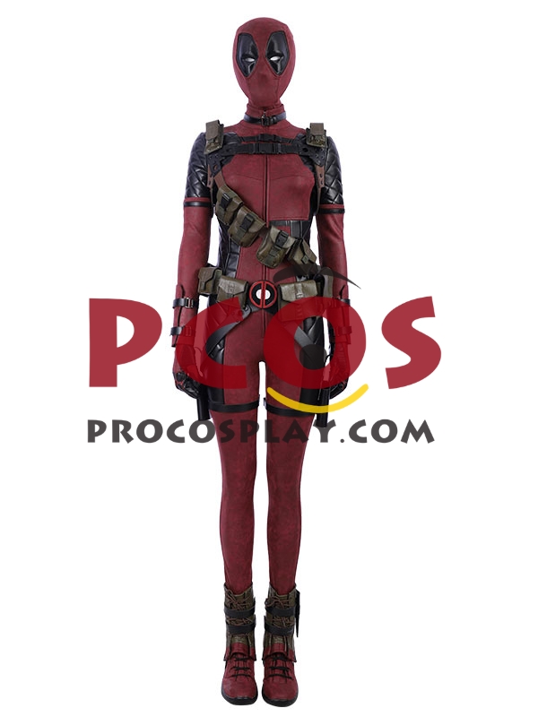 (image for) Lady Deadpool Wanda Wilson Cosplay Costume mp004219