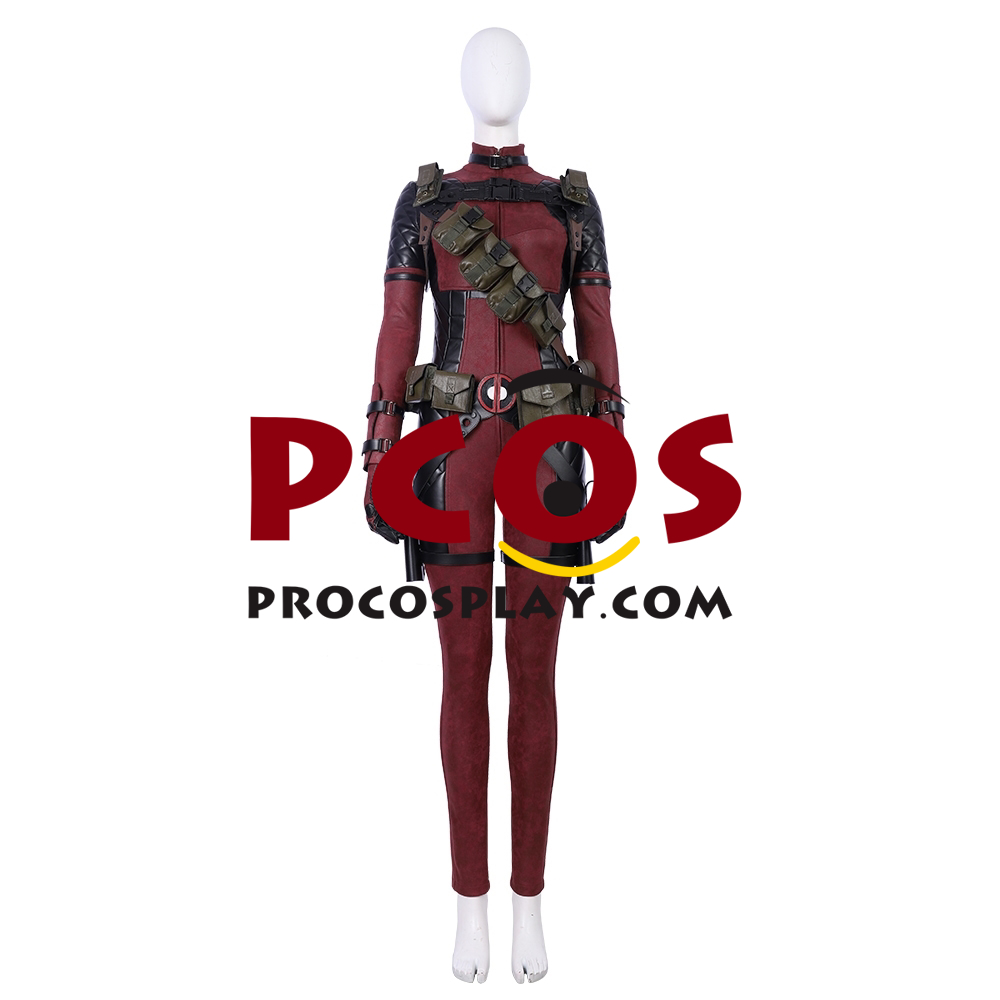 Lady Deadpool Wanda Wilson Cosplay Costume mp004219