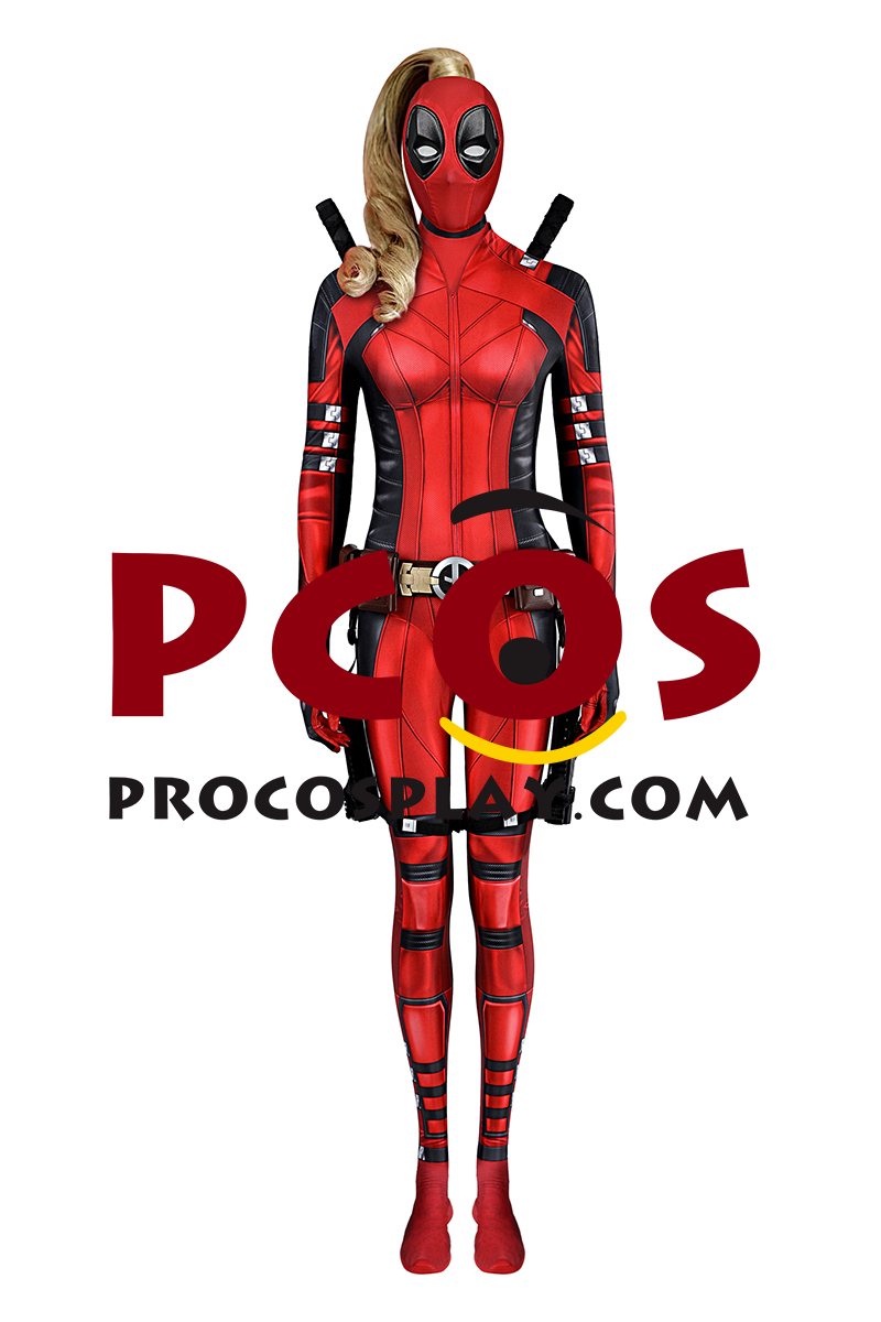 (image for) Deadpool 3 Deadpool & Wolverine Lady Deadpool Wanda Wilson Cosplay Costume C09270