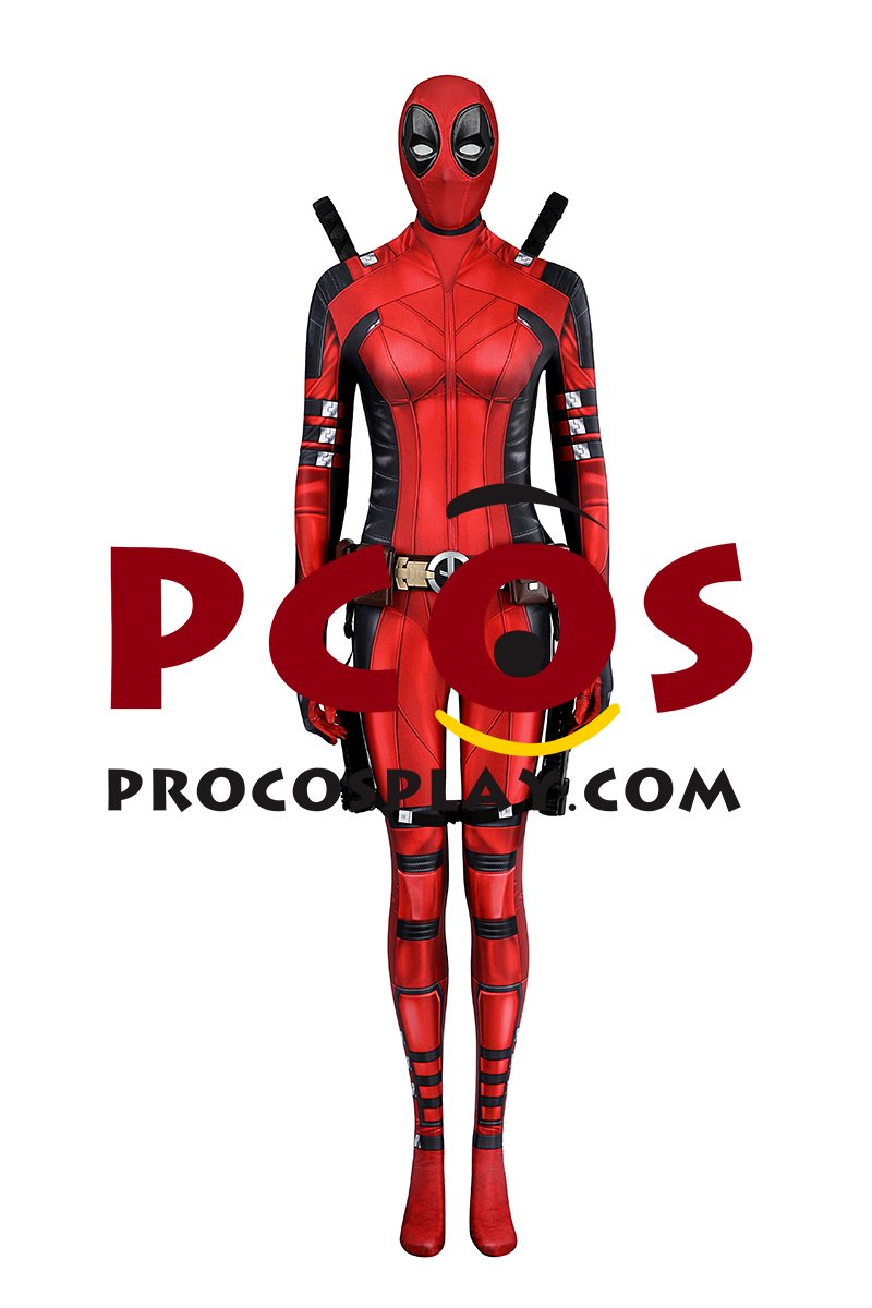 Deadpool 3 Deadpool & Wolverine Lady Deadpool Wanda Wilson Cosplay Costume C09270