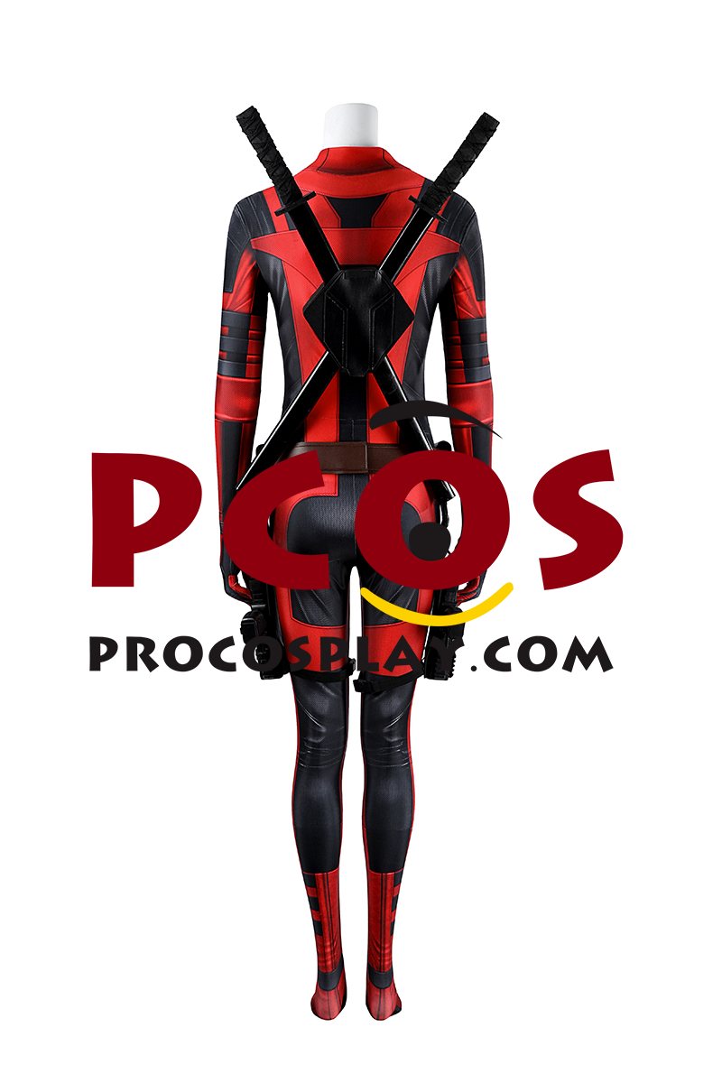 Deadpool 3 Deadpool & Wolverine Lady Deadpool Wanda Wilson Cosplay Costume C09270