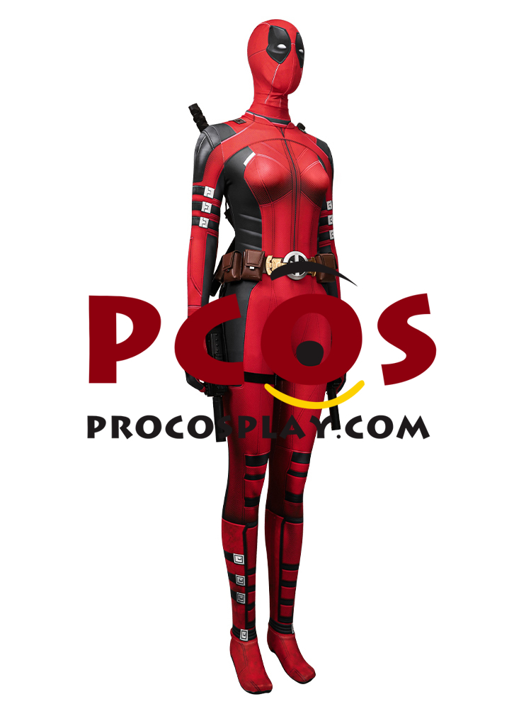 Deadpool 3 Deadpool & Wolverine Lady Deadpool Wanda Wilson Cosplay Costume C09185E Economic Version